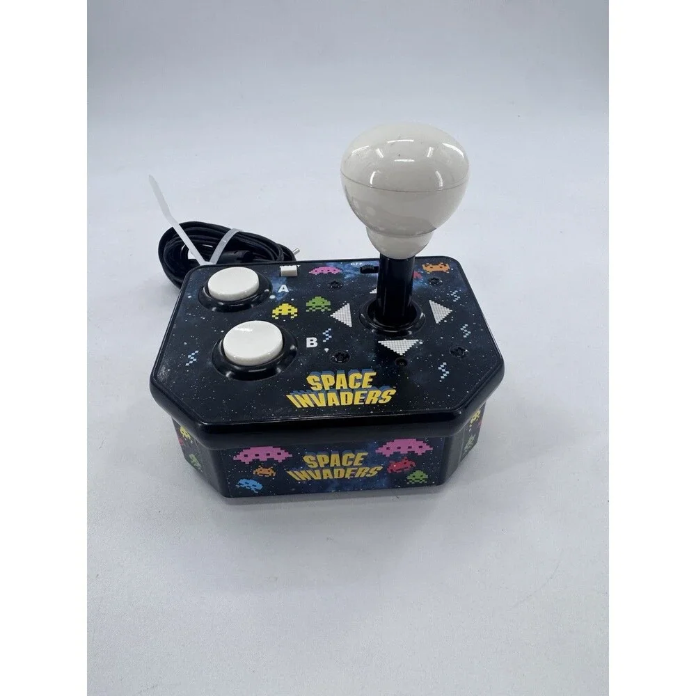 Space Invaders Plug N' Play TV Arcade Games Classic Joystick Controller Tested